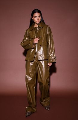 AMAYA JEANY jacket - khaki green