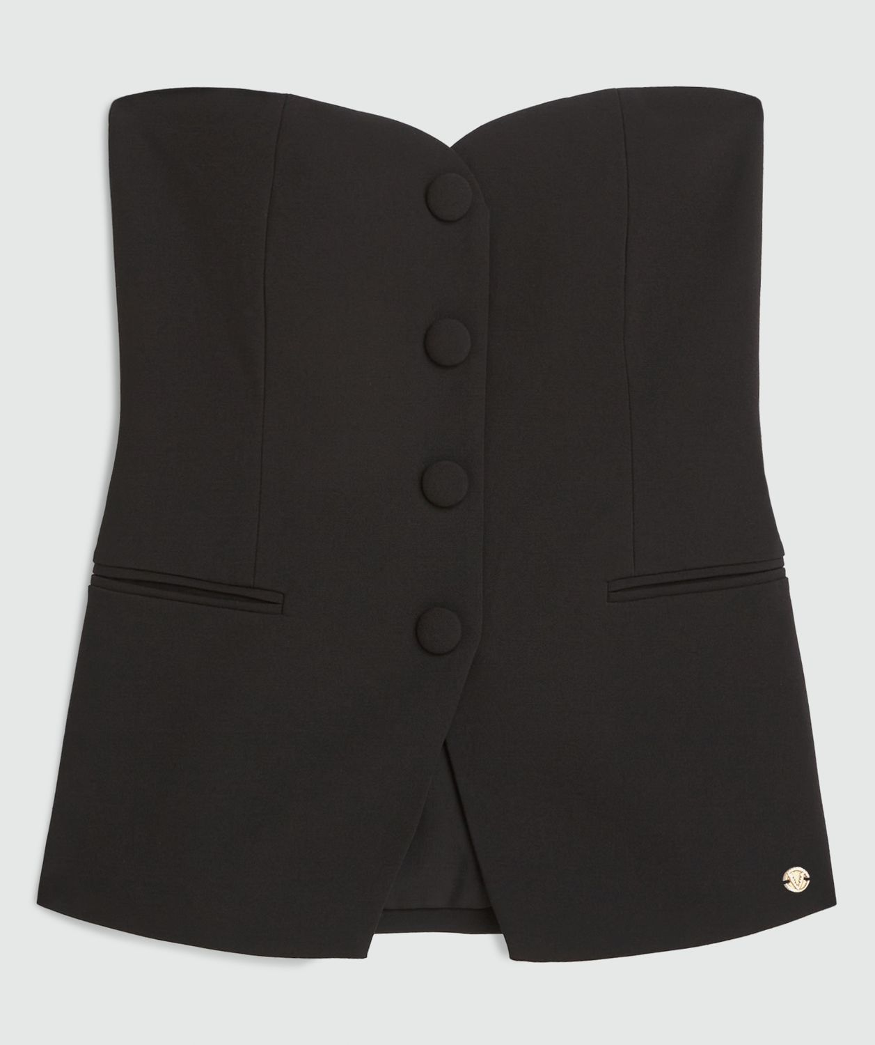 JV NIVA bustier top - zwart