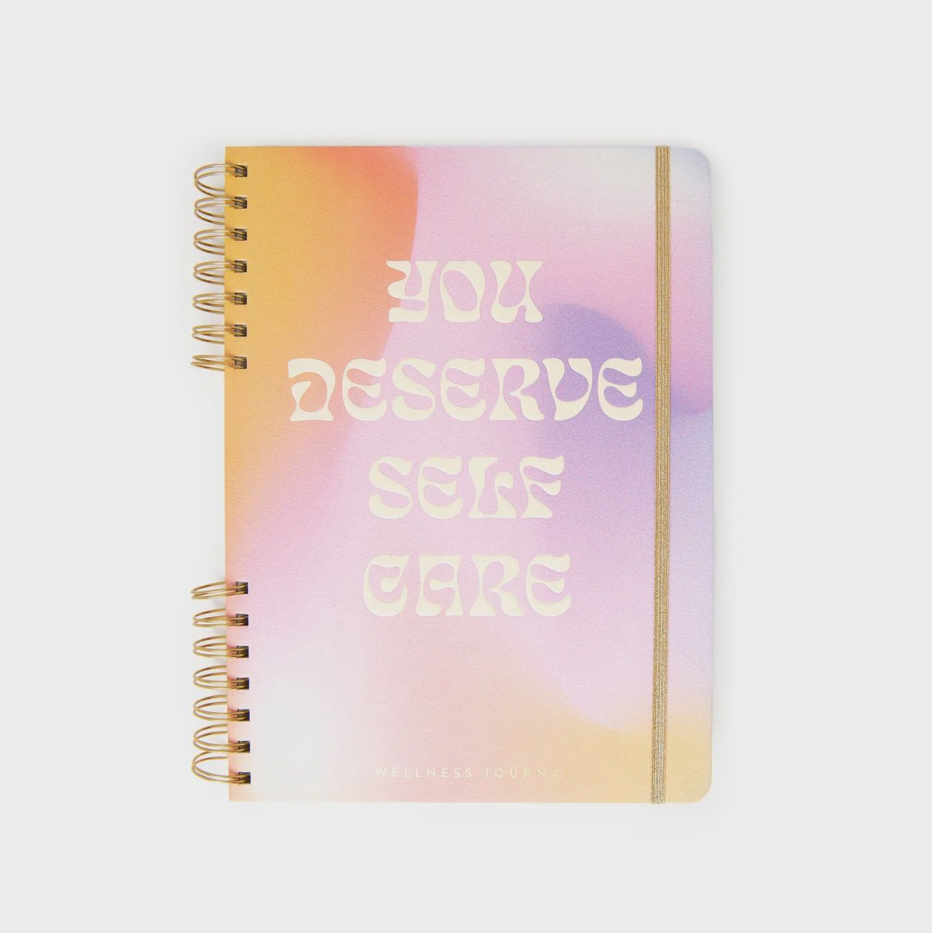 Wellness journal &#39;you deserve self care&#39;