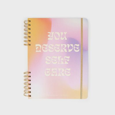 Wellness journal &#39;you deserve self care&#39;