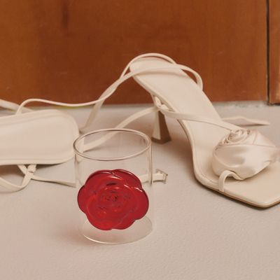 Rose tumbler red