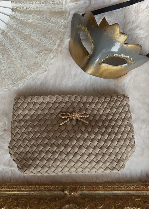 CJ tas Champagne Pouch - beige