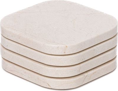 Marmeren onderzetters - set van 4