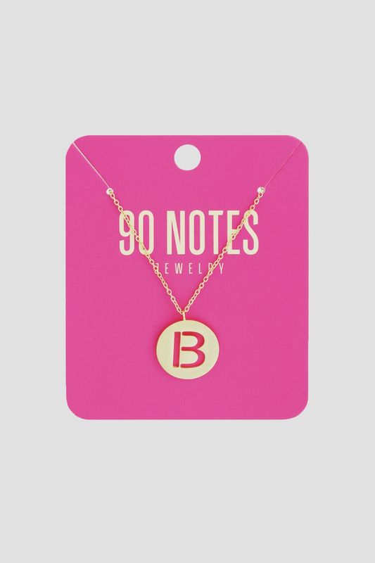 Initiaal ketting 'coin'
