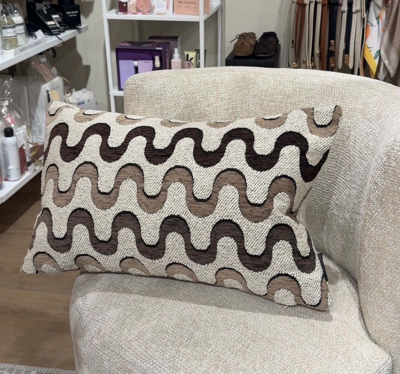 Kussen 'BERBER' beige/bruin, Size: 60x40