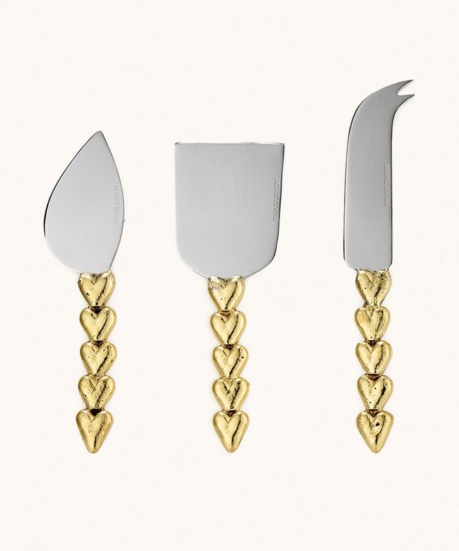 Holly Heart kaas set in giftbox