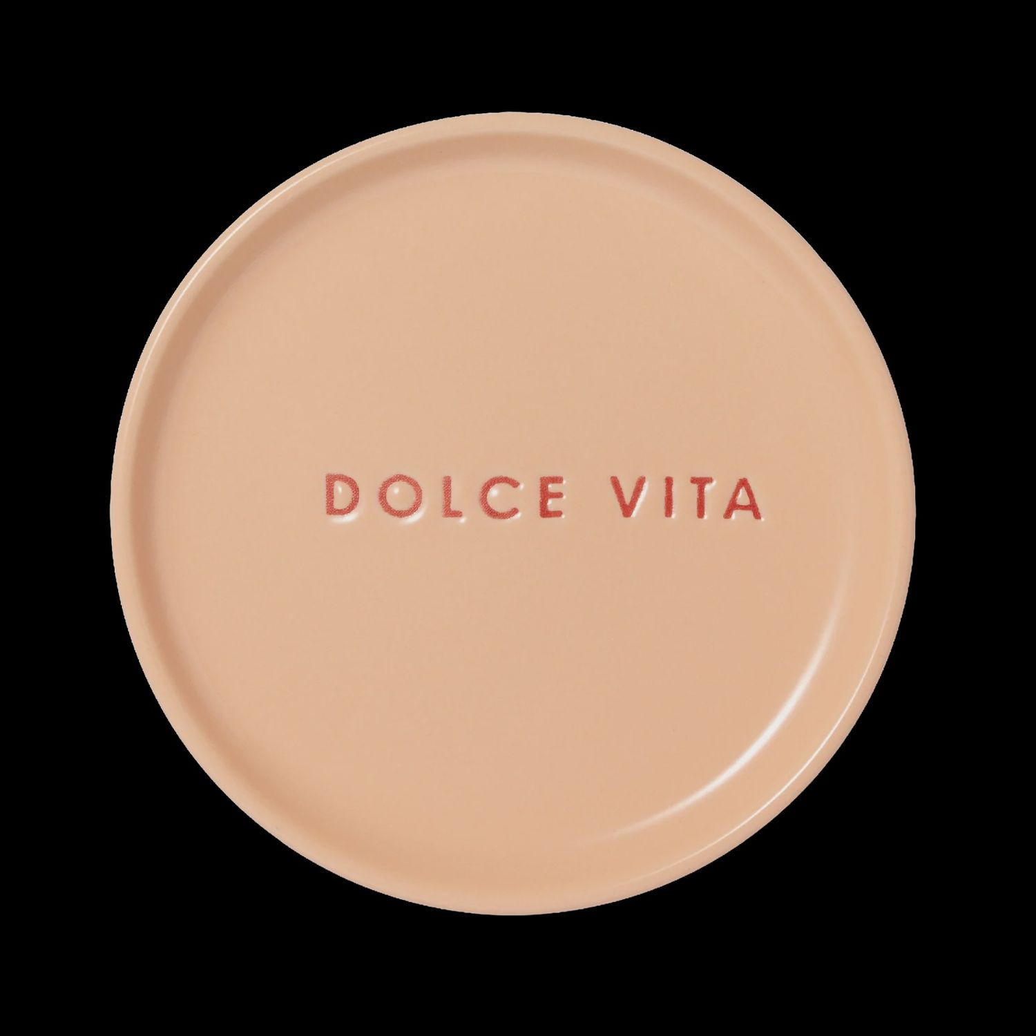 Petit four schaaltje 'DOLCE VITA' - zalmkleur | ⌀ 8,5cm