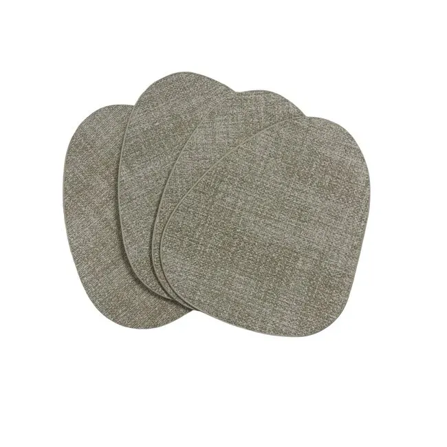 Onderzetters organisch - set van 4, Colour: Beige