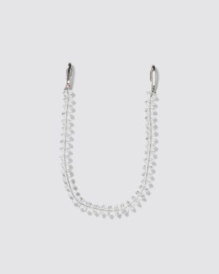 Kort telefoonkoord 'Echo' - zilver