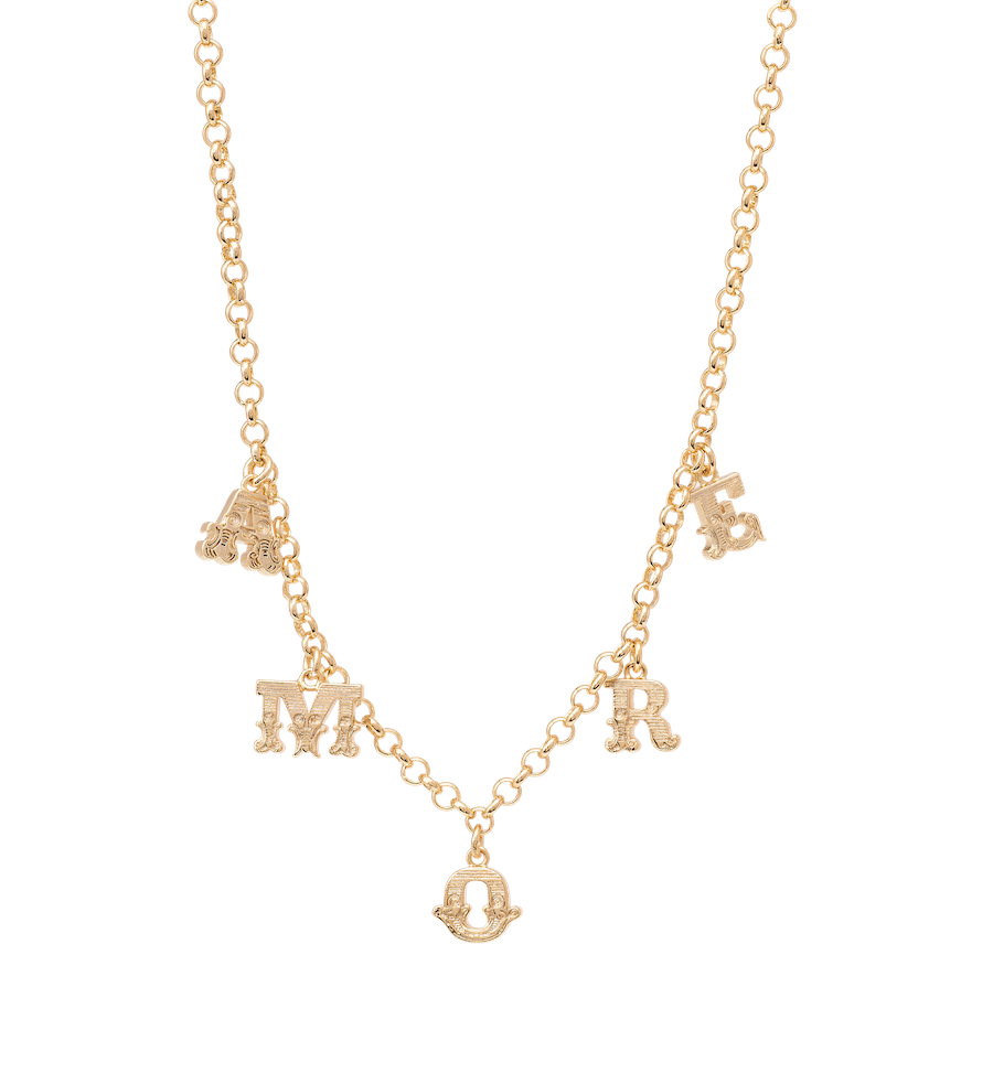 Ketting Amore - brass gold plated