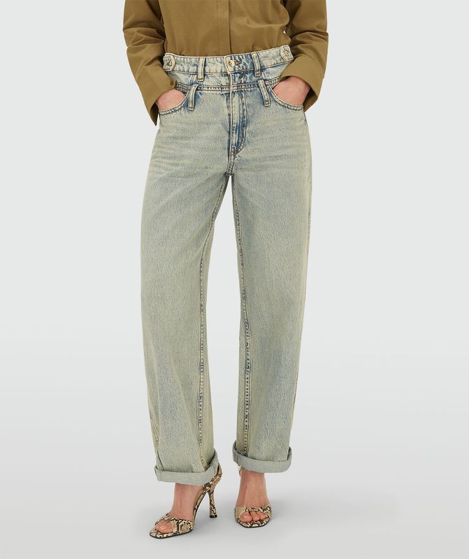 JV LOUELLA wide leg jeans - light dirty denim