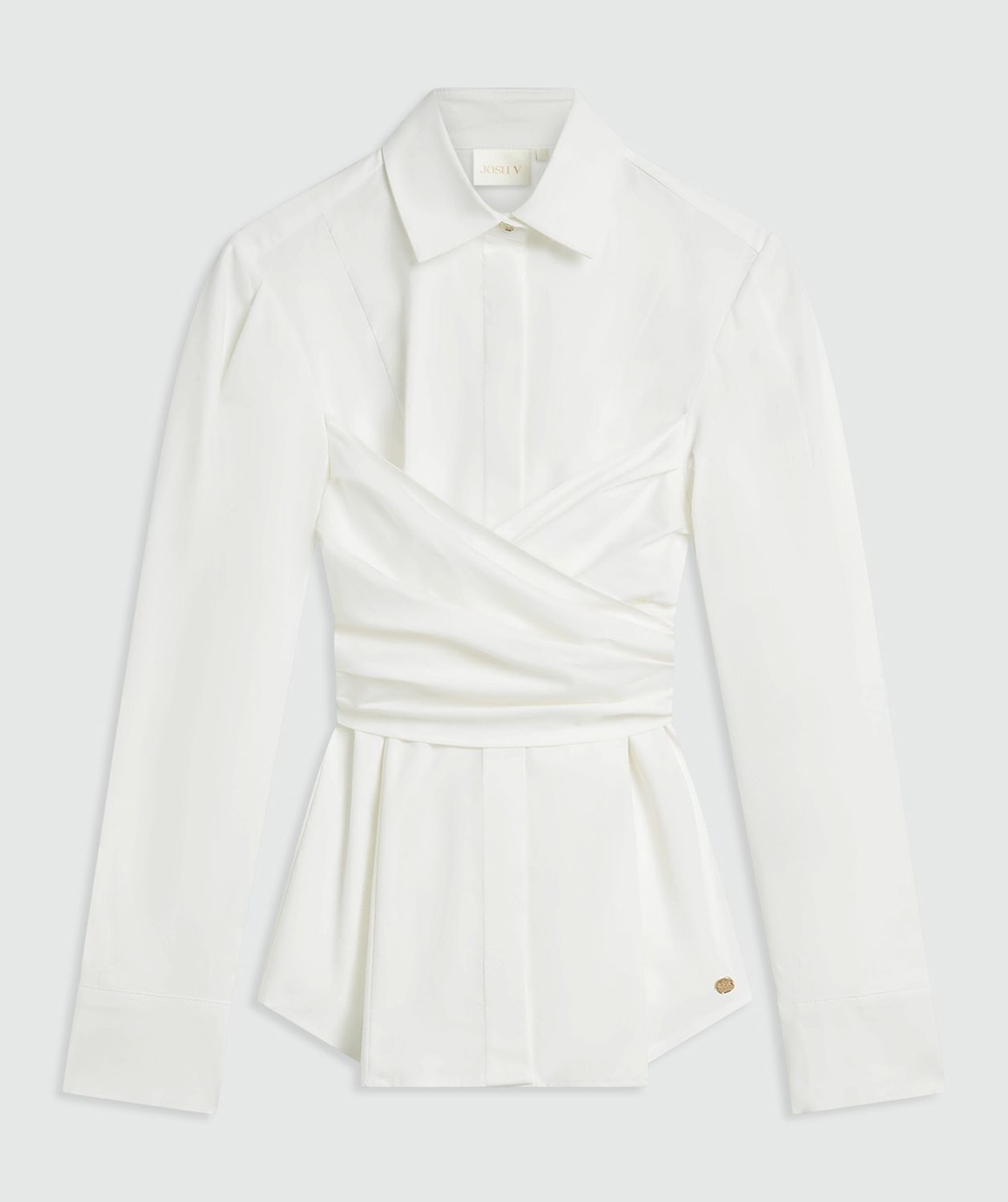 JV LUANN blouse getailleerd - off white