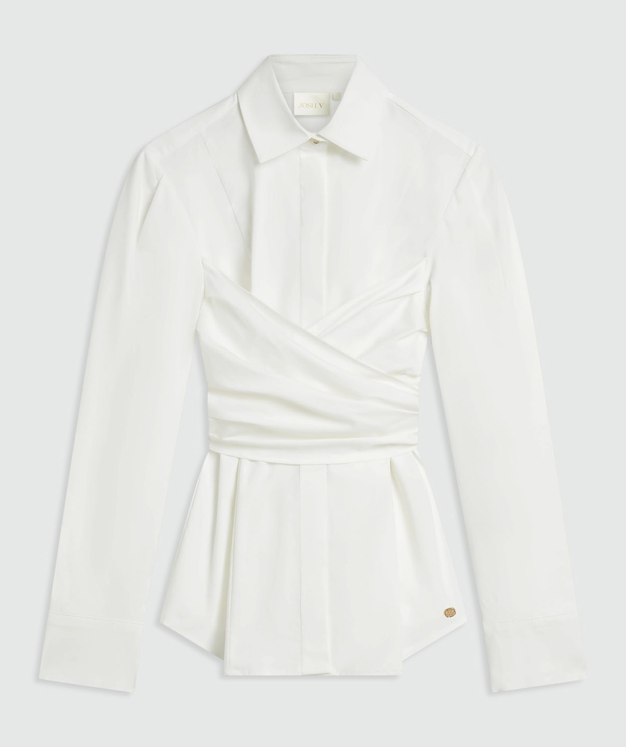 JV LUANN blouse getailleerd - off white