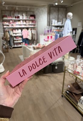 Opbergboek 'La Dolce Vita' 27x17x4,5 cm