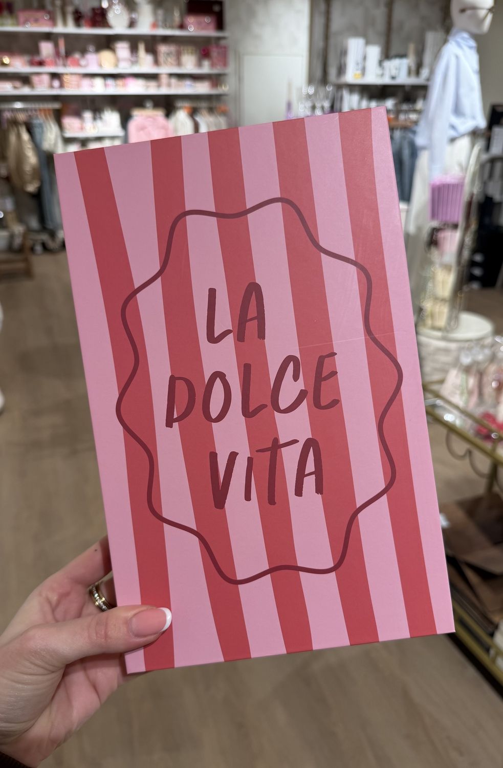 Opbergboek 'La Dolce Vita' 27x17x4,5 cm