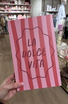 Opbergboek 'La Dolce Vita' 27x17x4,5 cm