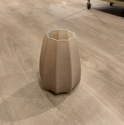 Vaas ERICA glas - lichtbruin 18x13 cm