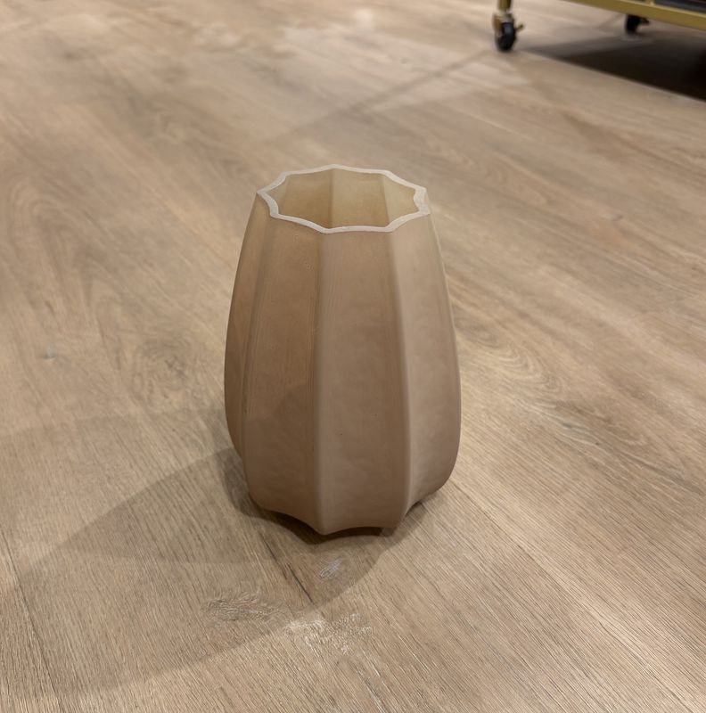 Vaas ERICA glas - lichtbruin 18x13 cm