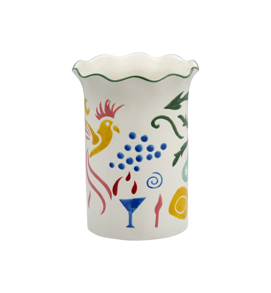 Vaas/keukengerei houder 'Oasis'