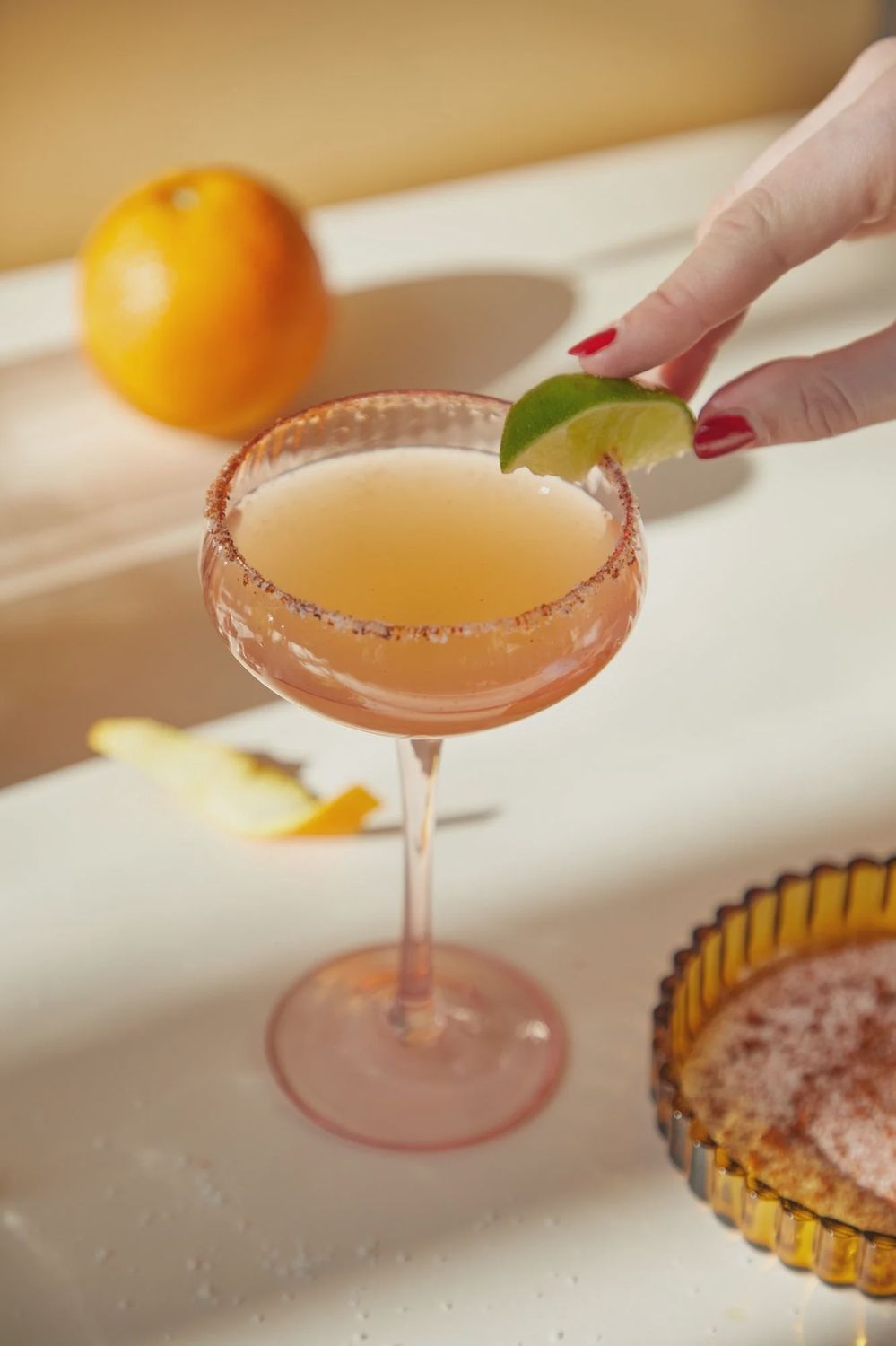 Cocktail Coupe 'The Lou' - blush