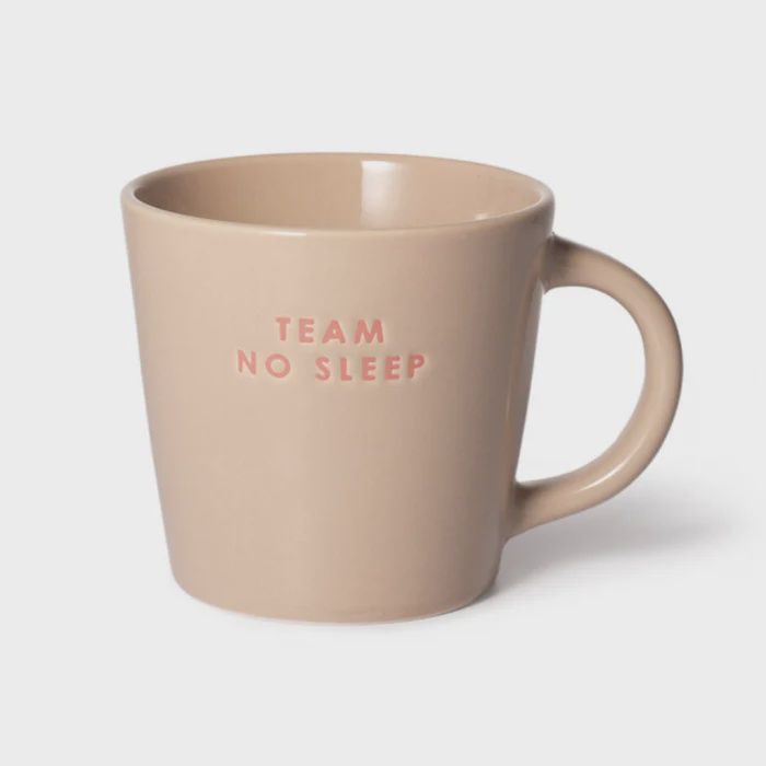 Koffie mok VONDELS 250 ml, Tekst: TEAM NO SLEEP