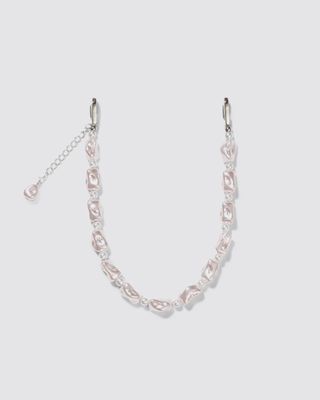 Kort telefoonkoord 'Pink Pearl'
