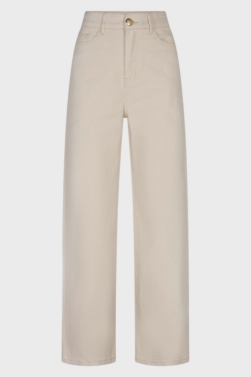 Amaya PIP wide leg jeans - lichtbeige