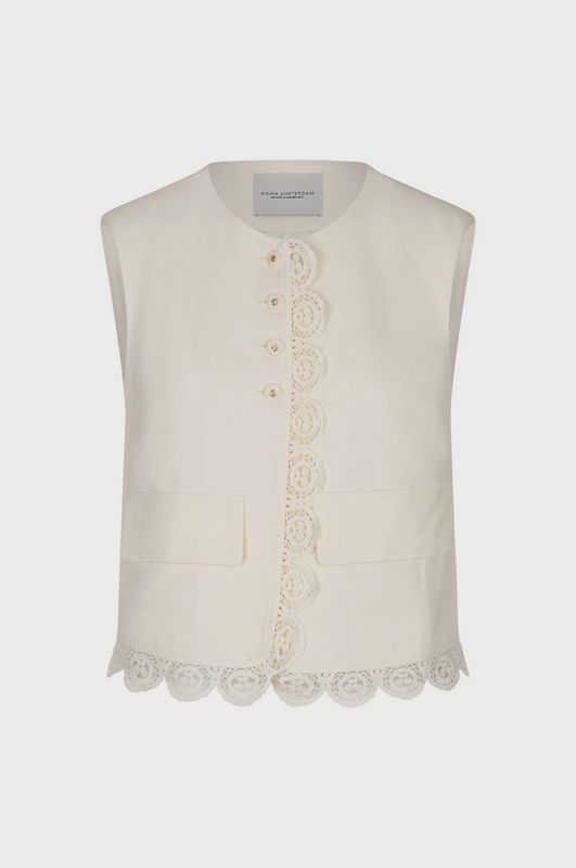 Amaya LUMA gilet/top - beige