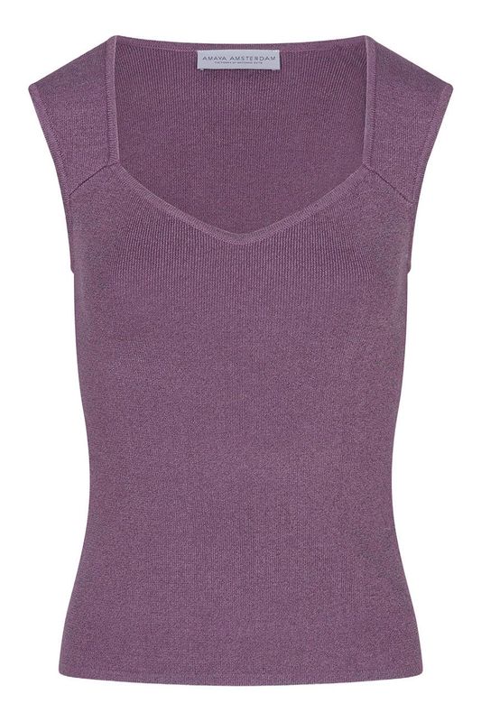 Amaya SUNROOT top - paars