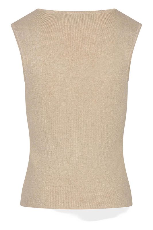 Amaya SUNROOT top - beige/goud