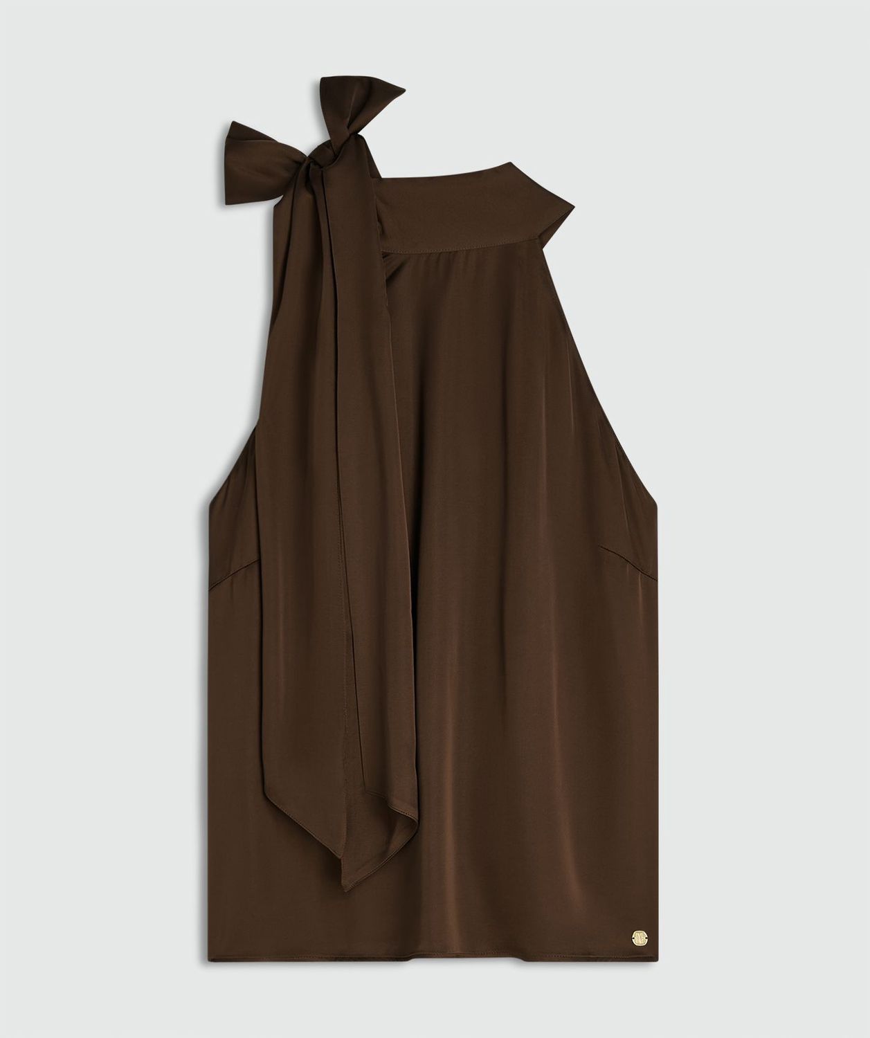JV YANIEK top - dark brown