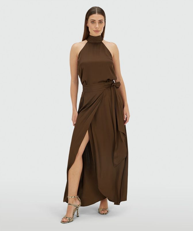 JV YANIEK top - dark brown