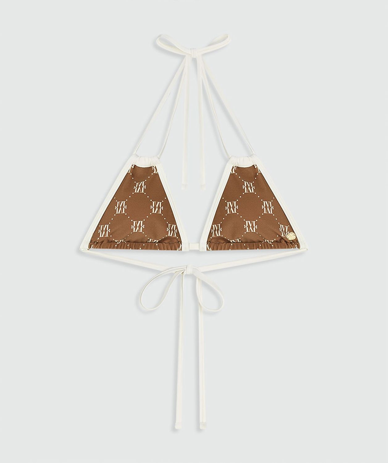 JV EVERLY bikini topje - brown ecru