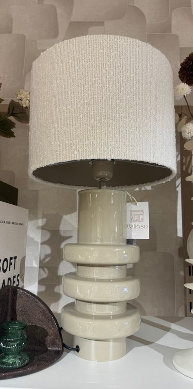 Lamp compleet 'REMY BOLERO' - beige