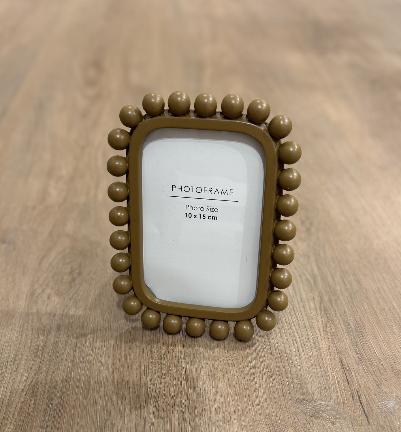 Fotolijst 'DOTS' - khaki 10x15cm