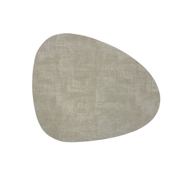 Placemat organisch - beige 40,5x34cm