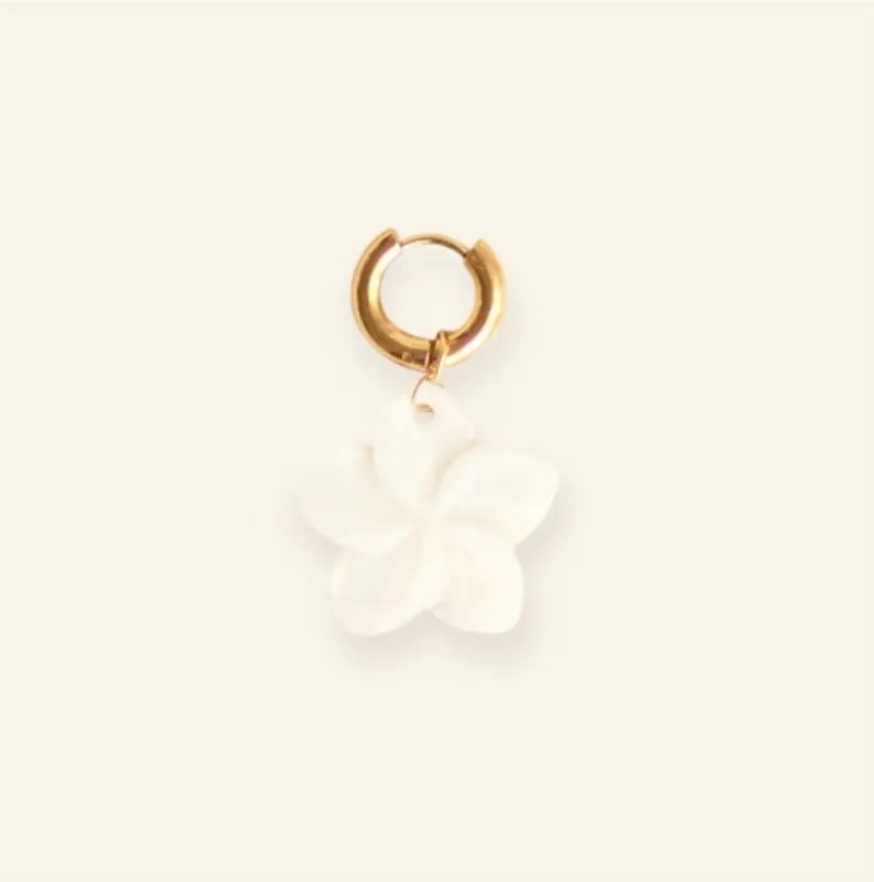 Shell Flower oorbel