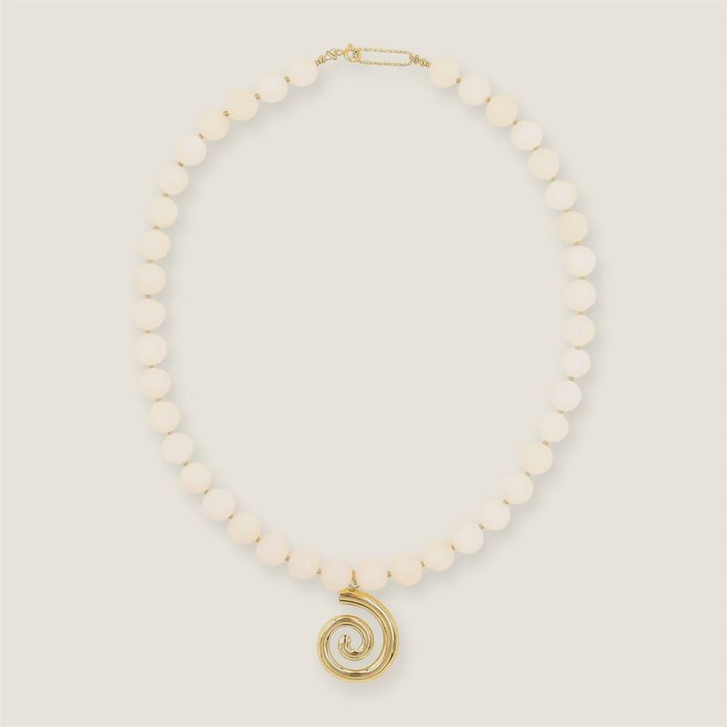 Milky Swirl ketting