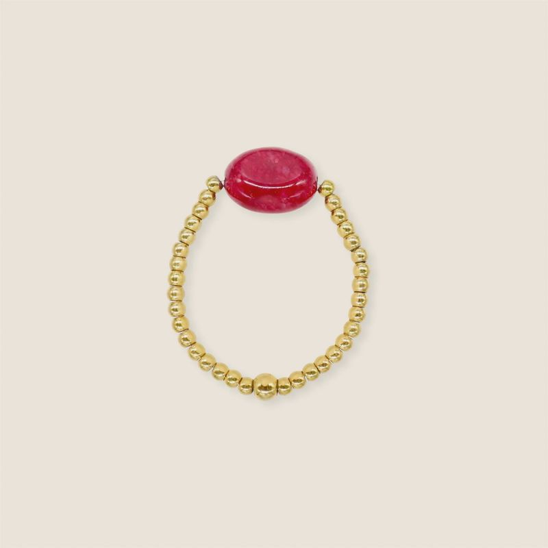 Bordeaux Gemstone ring