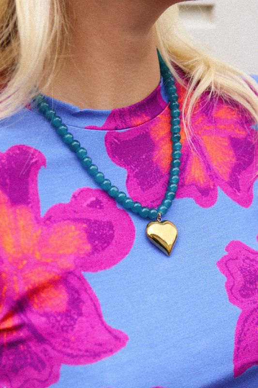 Indigo Heart ketting