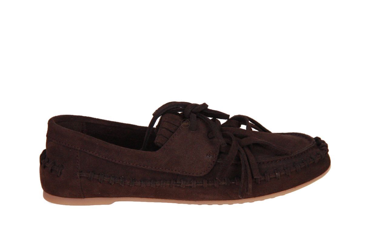 Mocassin LONI - suède bruin