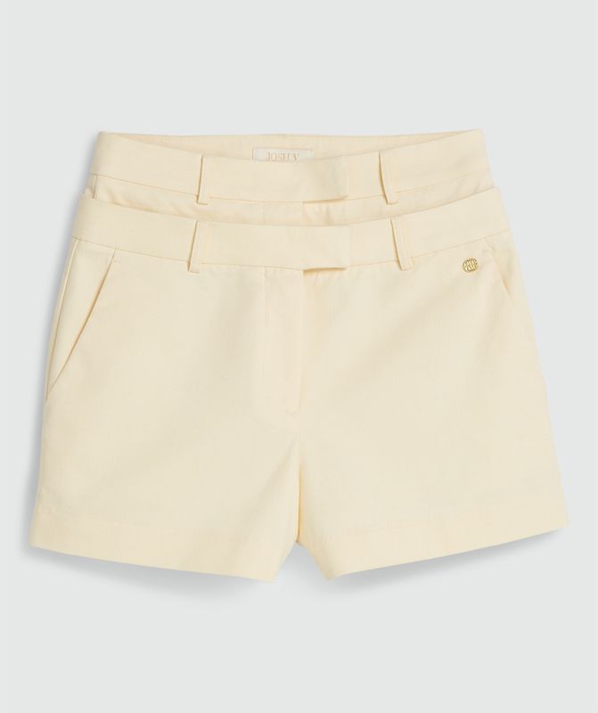 JV IRINA short - butter yellow