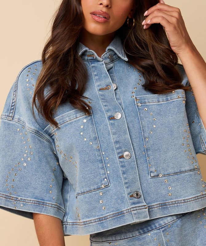 HEYB RAE top denim