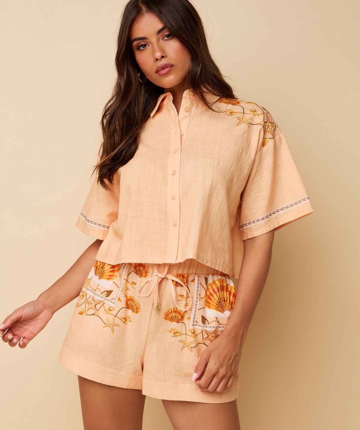 HEYB SAV kort broekje - cream blush