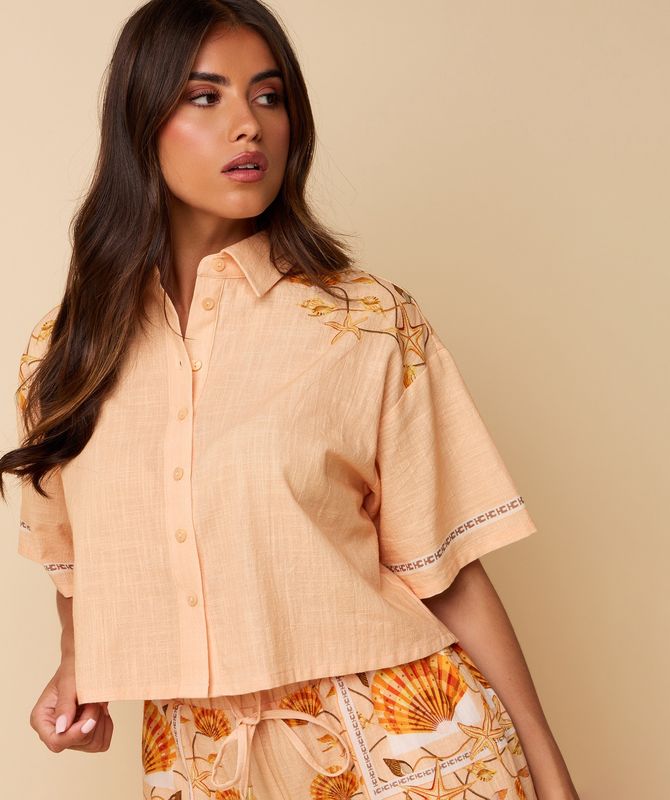 HEYB SAV blouse - cream blush