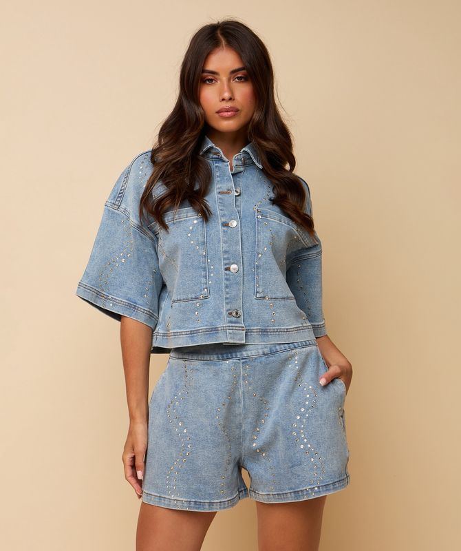 HEYB GIA korte broek - denim