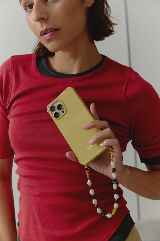 iPhone hoesje met ringetjes 'Sunlit'