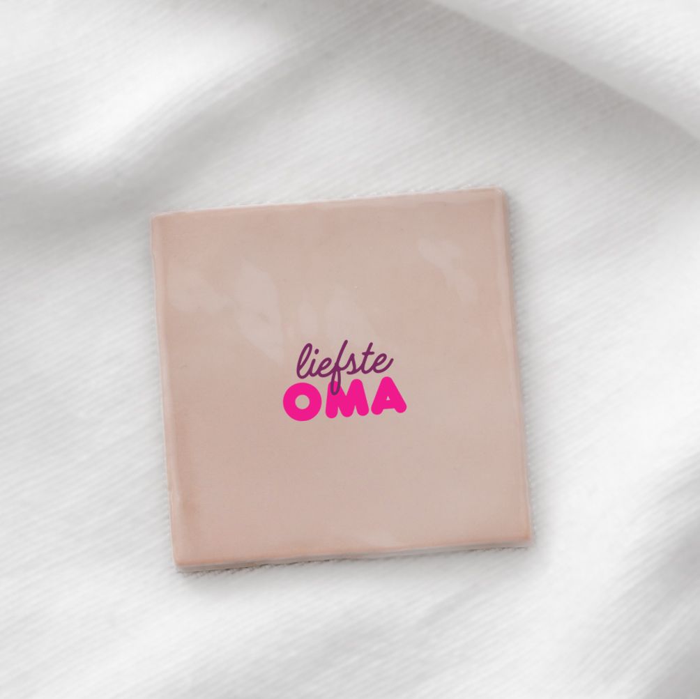 Tegeltje 'liefste oma'
