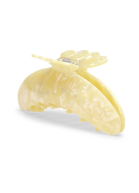 SUI AVA haarclip Helle Pastel Marble Biggest - yellow
