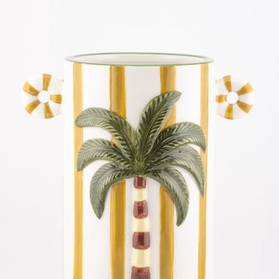 Aardewerk vaas PALORA - 15,2x10,5x19,9cm